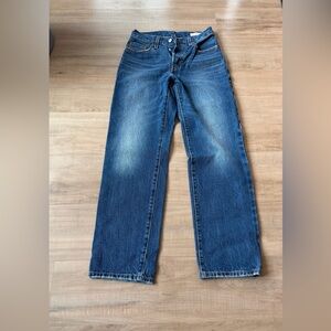 levi’s 501 90s selvedge jeans, size 24